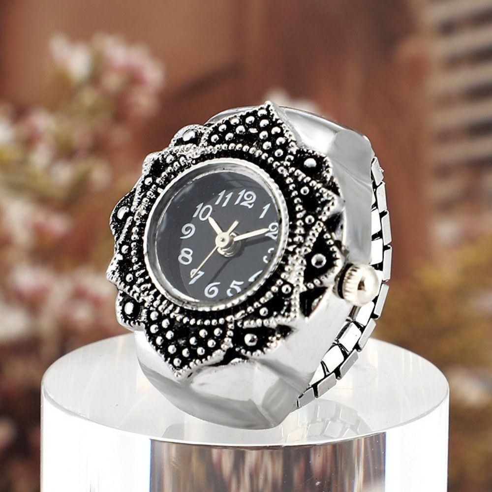 Vintage Jewelry Watches Women - Relógio retrô vintage anel de dedo