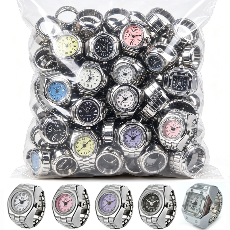 Vintage Jewelry Watches Women - Relógios Vintage Mini Punk em Prata,