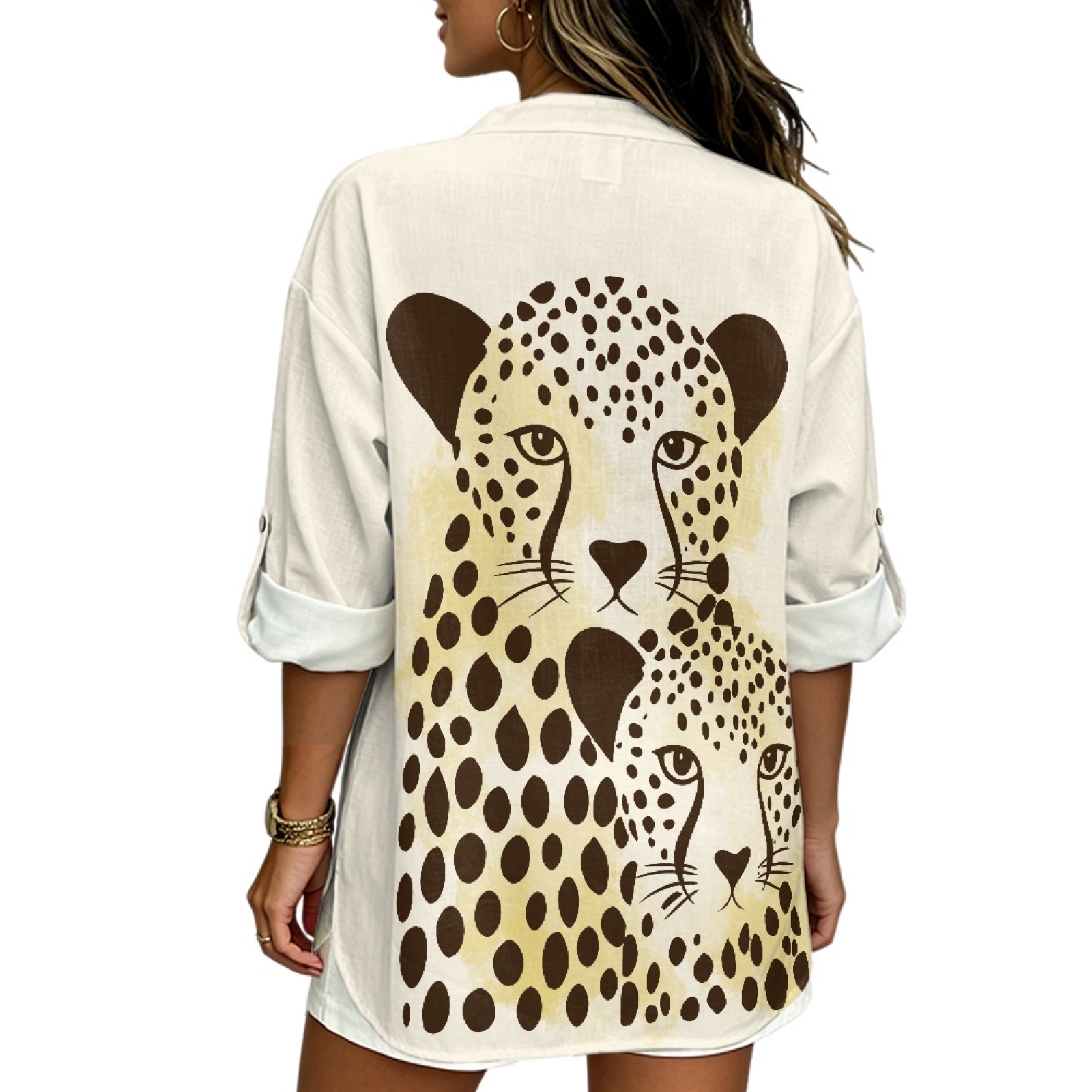 S&S Watches & Jewelry Ho Chi Minh - PENSTROLL Blusas Casuais Estilo Linho com