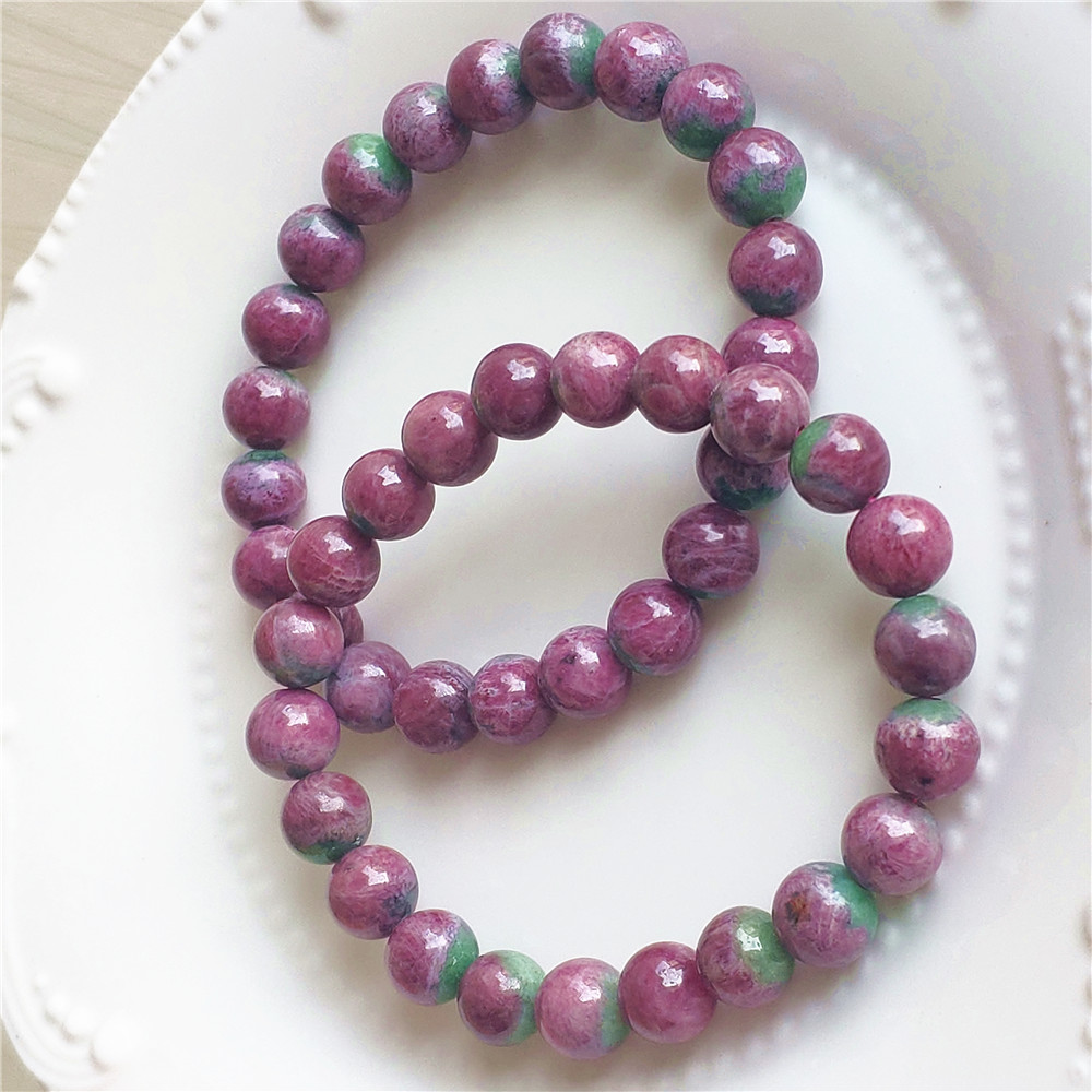 Gemstone Bracelet Healing - Pulseira de Pedra Preciosa Rubi Vermelho