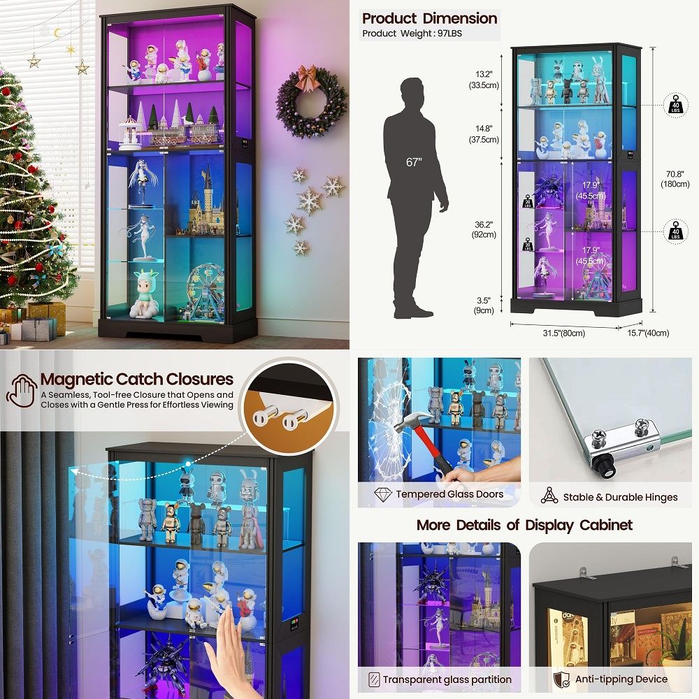 S&S Watches & Jewelry Ho Chi Minh - Armário Expositor de Canto Iluminado com