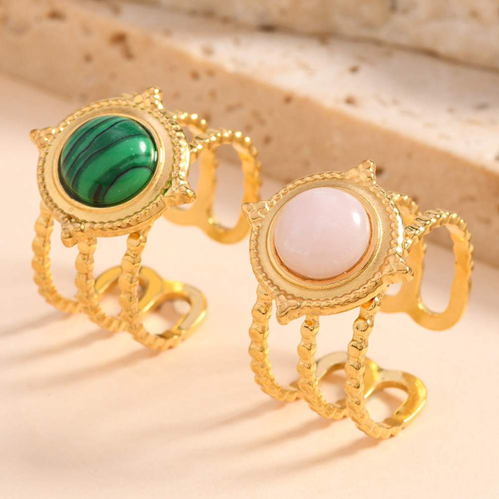 Turquoise Stone Ring - 2025 novo conjunto de luxo pedra