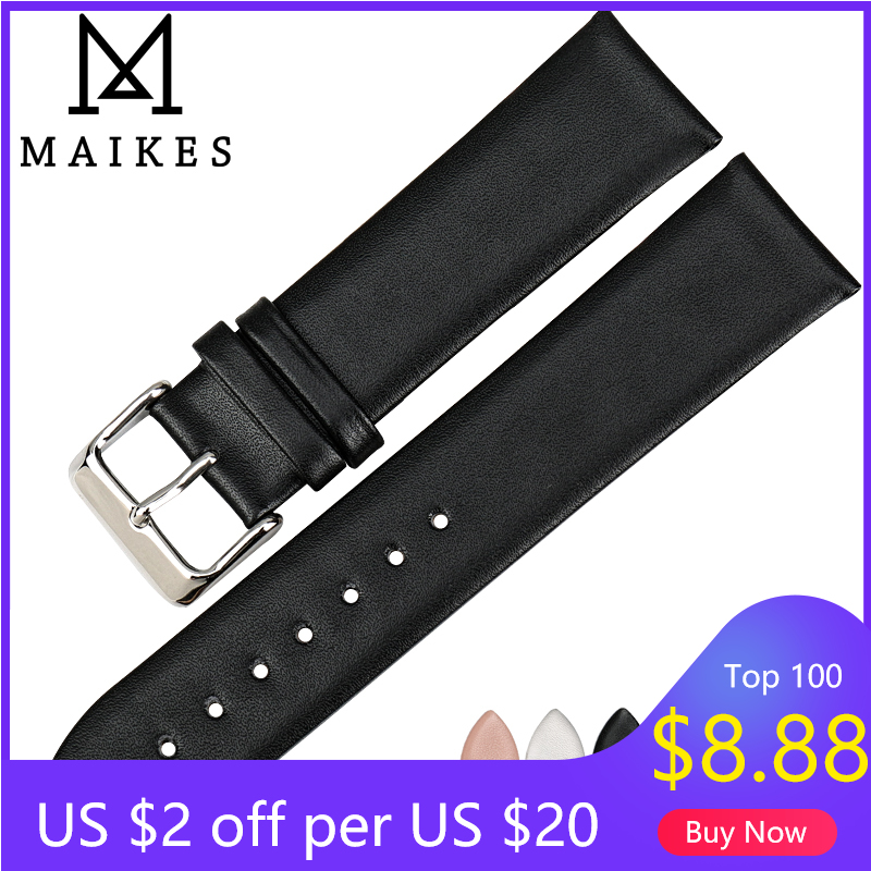 Daniel Wellington Watches & Jewelry Online Store - MAIKES-Bracelete De Relógio De Couro Genuíno,