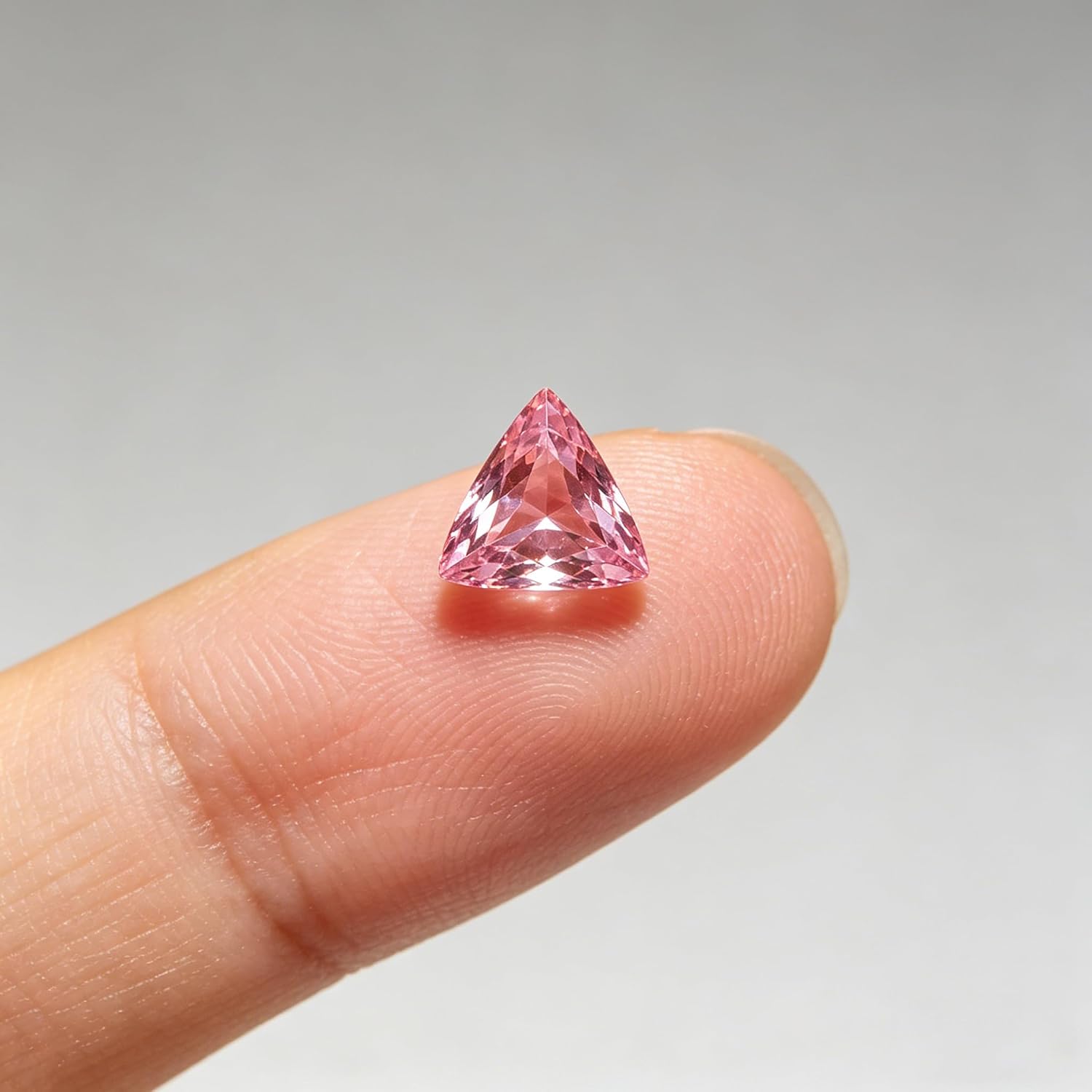 Gema Solta Rosa com Corte Tril - Diamond Stud Earrings avaliação e preço