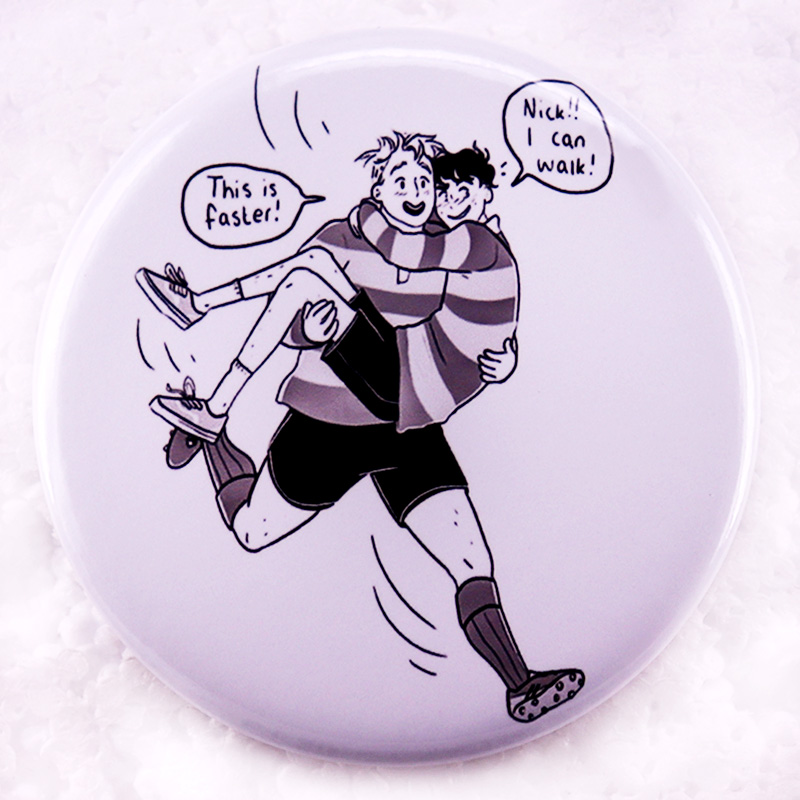 Heartstopper Pinback Button Pi - Nick'S Jewelry & Watches Reviews avaliação e preço