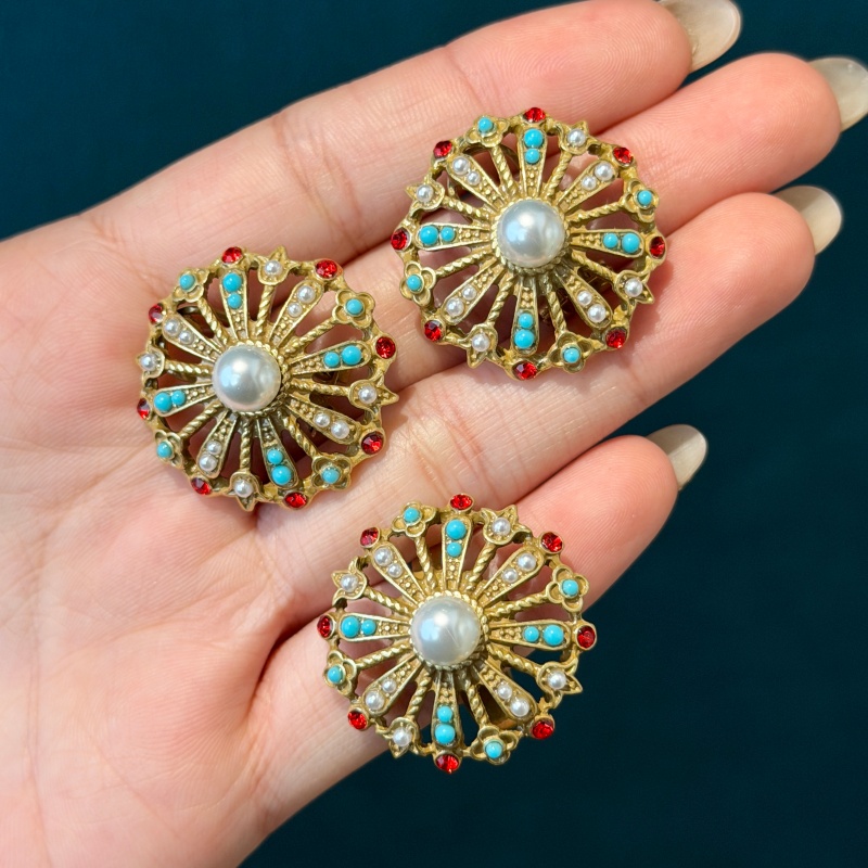 Conjuntos de Joias Vintage de  - Turquoise Stone Ring avaliação e preço