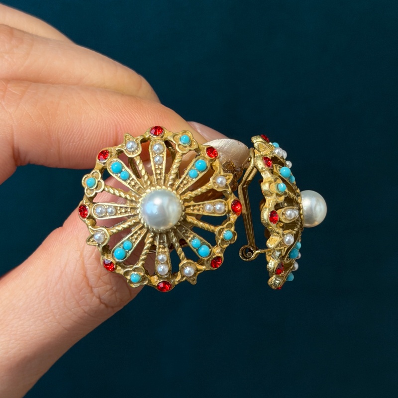 Conjuntos de Joias Vintage de  - Turquoise Stone Ring avaliação e preço