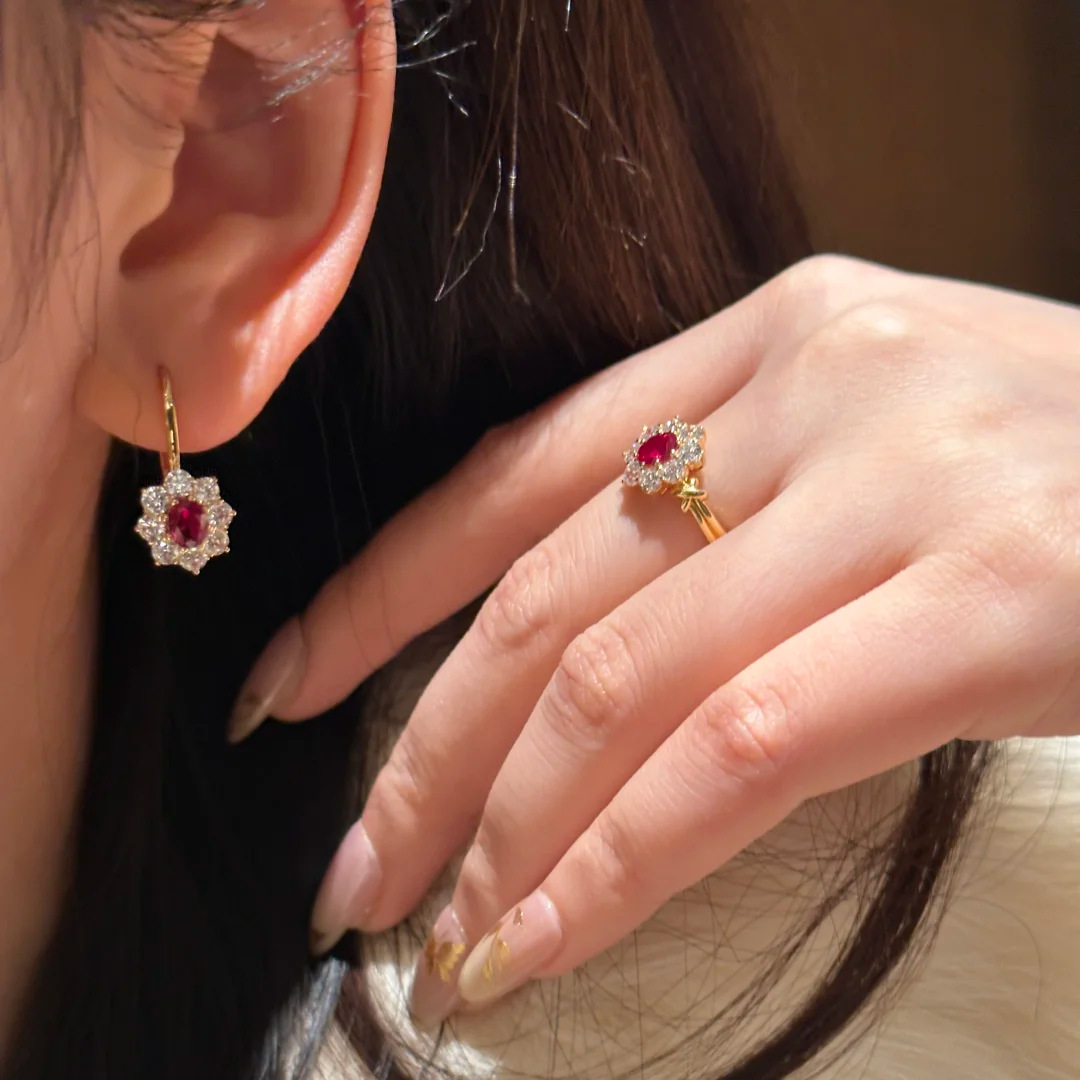 Conjunto de Joias de Prata Est - Diamond Stud Earrings avaliação e preço