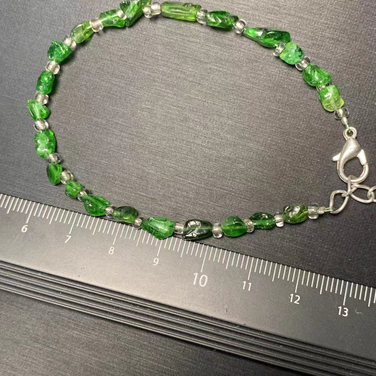 HEYYA PEDRA Natural Diopside P - Gemstone Bracelet Healing avaliação e preço