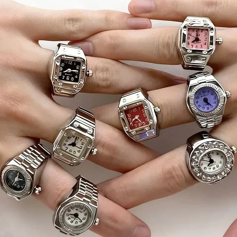 Anel de Relógio Vintage Punk d - Vintage Jewelry Watches Women avaliação e preço