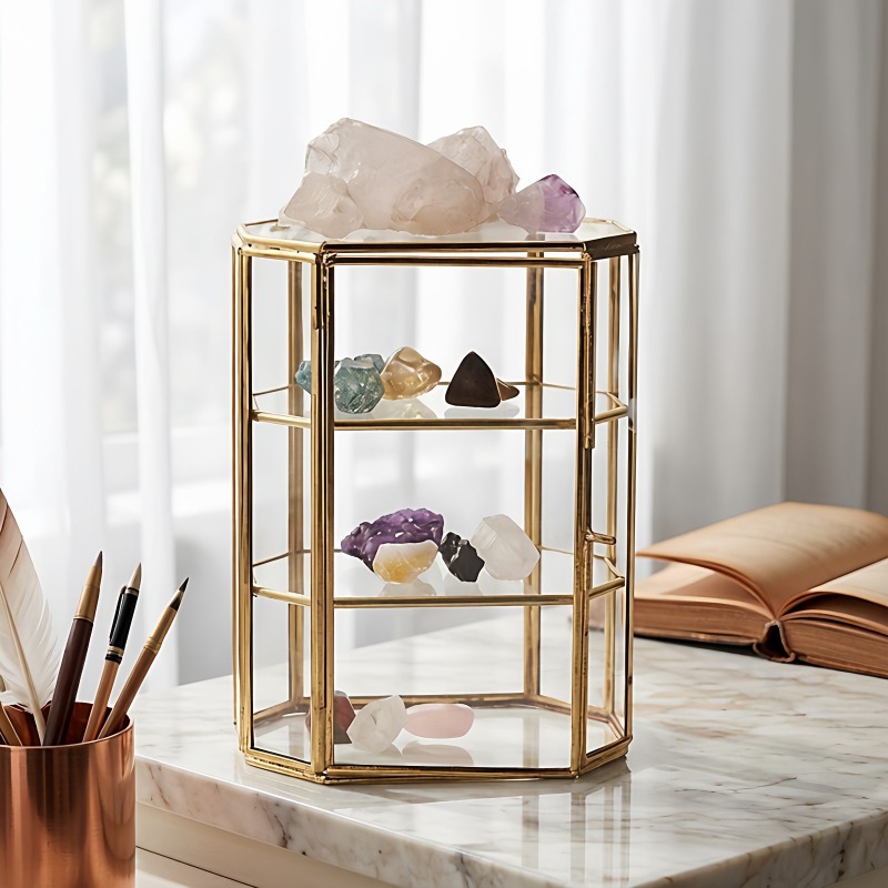 Caixa de Joias de Vidro Retrô  - Jewelry Stores With Watches avaliação e preço