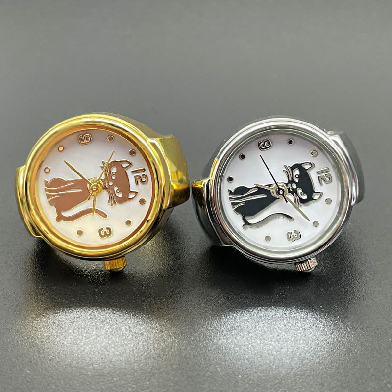 Wlp punk moda gato dial relógi - Vintage Jewelry Watches Women avaliação e preço