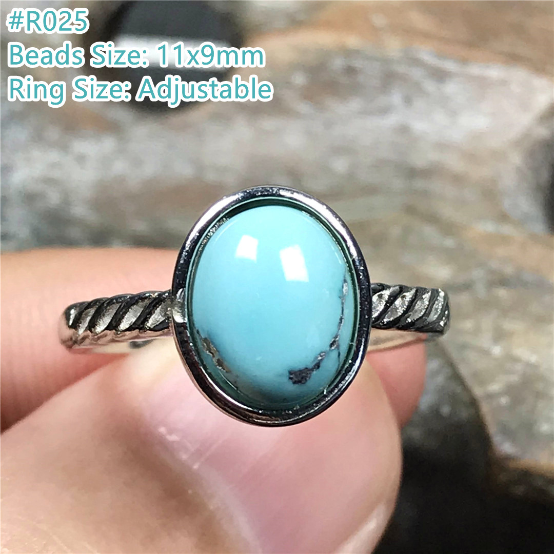 Anel turquesa natural superior - Turquoise Stone Ring avaliação e preço