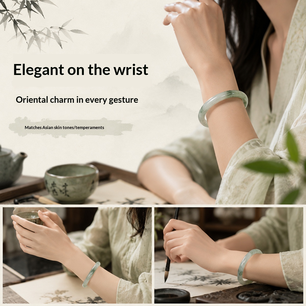 Pulseira de Jade Natural Tians - Gemstone Bracelet Healing avaliação e preço