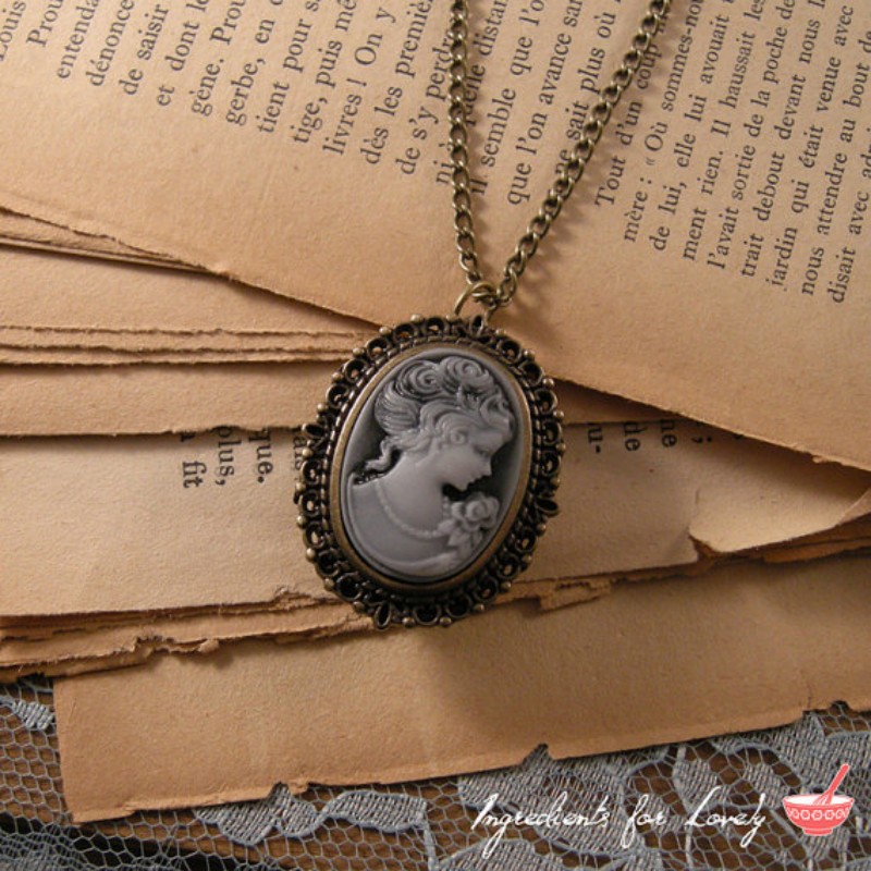 Vintage Oval Cameo Pocket Watc - Vintage Jewelry Watches Women avaliação e preço