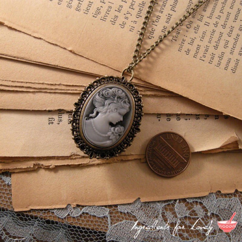 Vintage Oval Cameo Pocket Watc - Vintage Jewelry Watches Women avaliação e preço