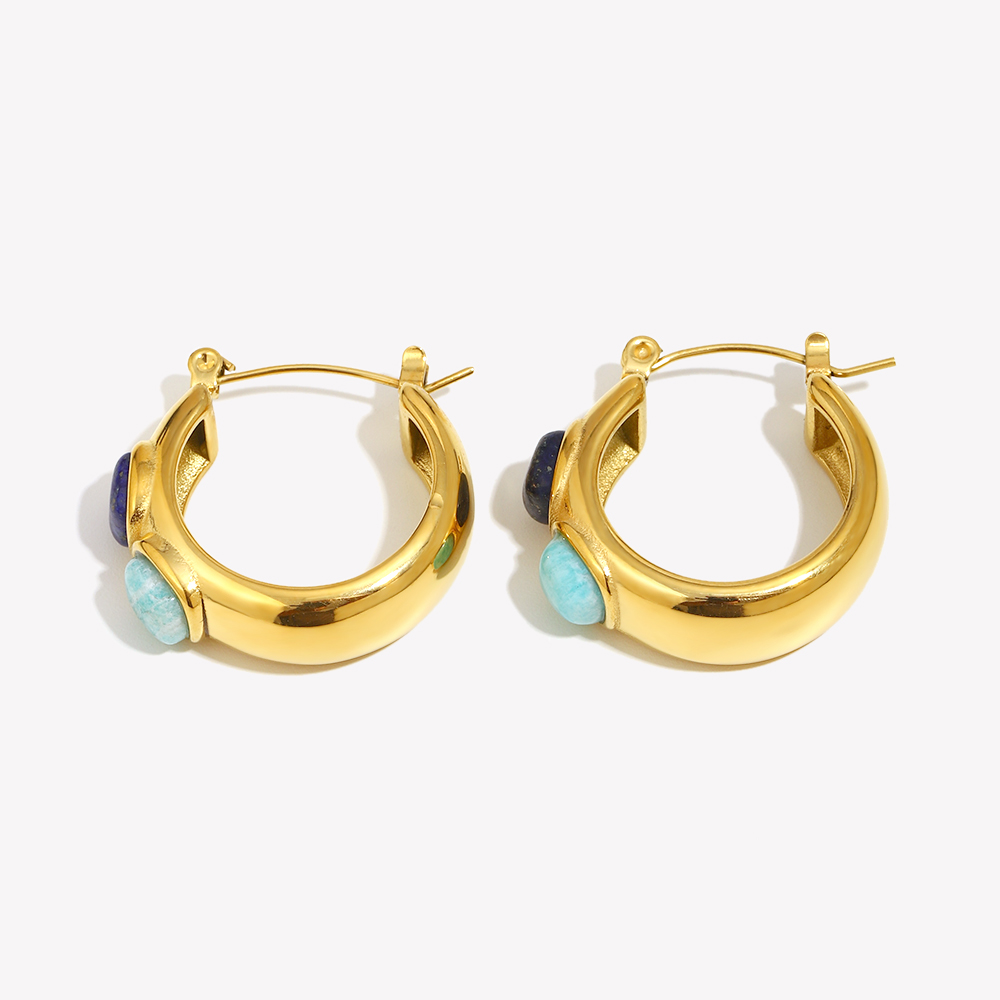 Ebbelle redondo lazurite turqu - Turquoise Stone Ring avaliação e preço