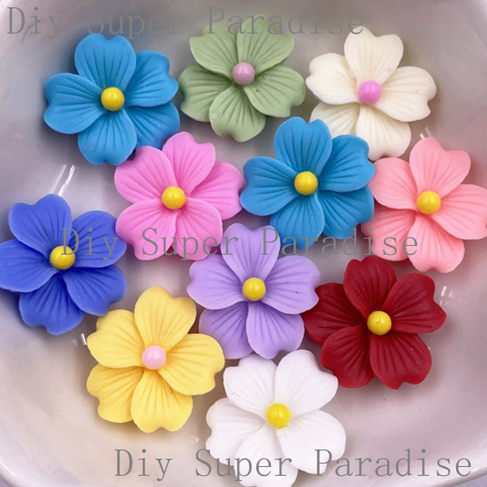 50 pçs resina colorida 16mm fl - Paradise Jewelry & Watches Llc Photos avaliação e preço