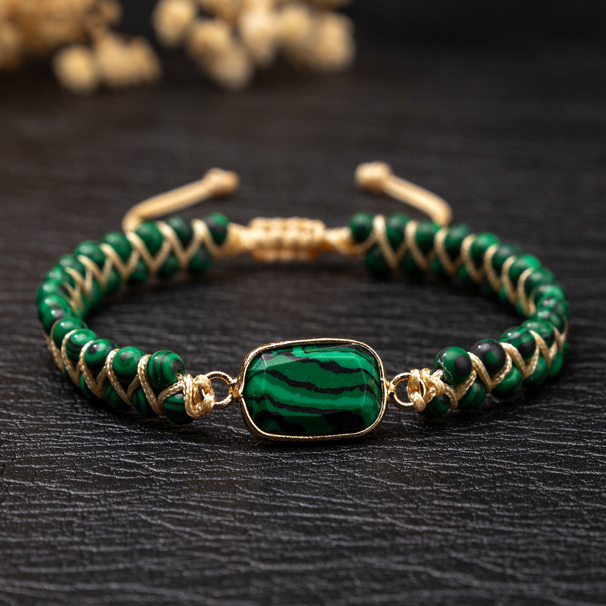 Pulseira Ajustável Trançada Du - Gemstone Bracelet Healing avaliação e preço
