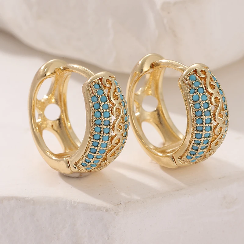 Brincos de turquesa sintética  - Turquoise Stone Ring avaliação e preço