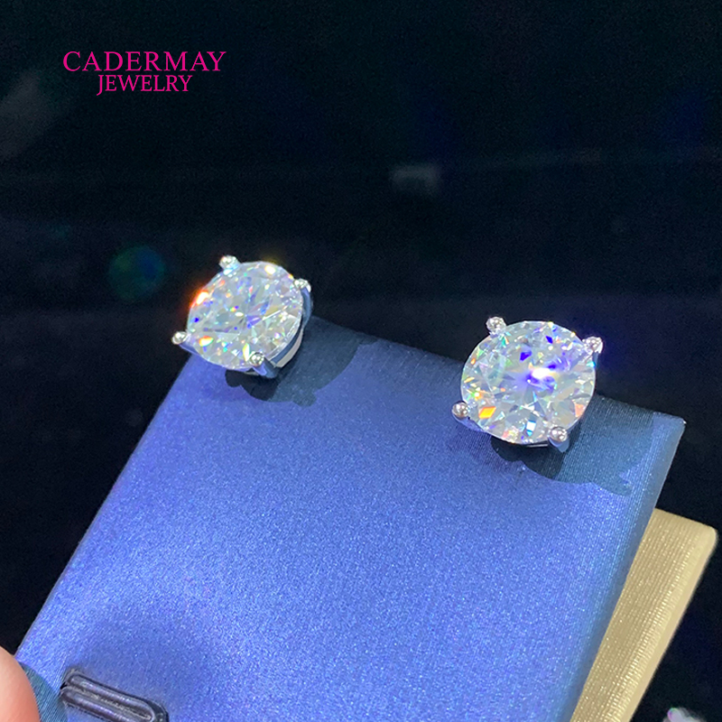Alta qualidade 4 pontas parafu - Diamond Stud Earrings avaliação e preço