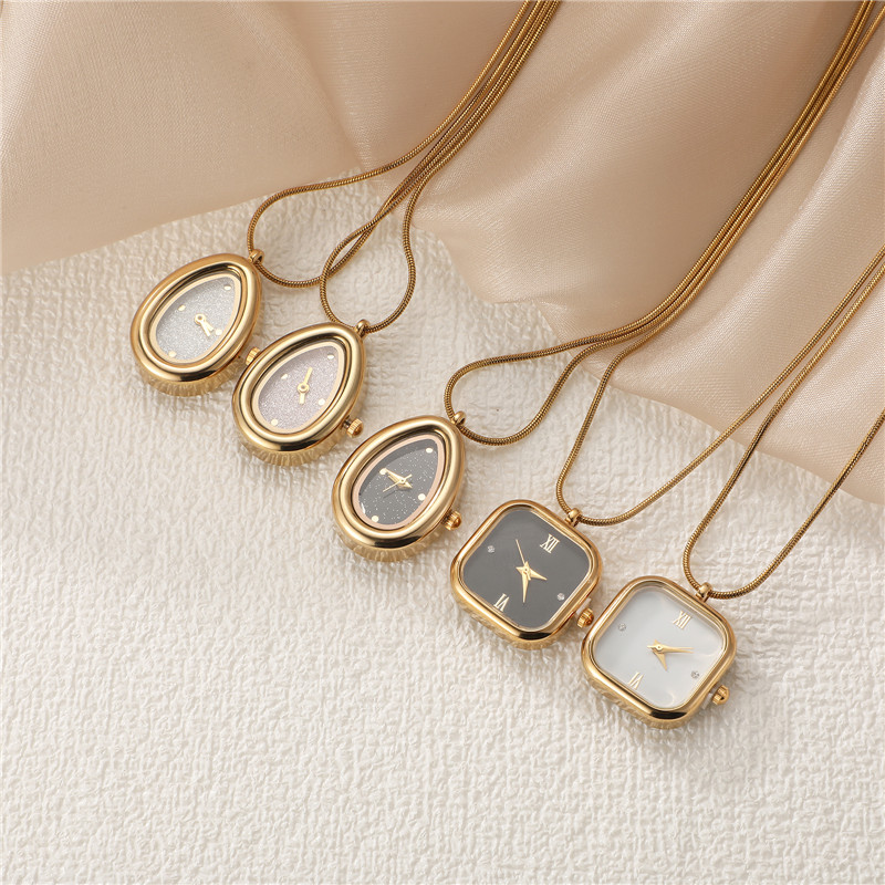 Colar de Aço Inoxidável Vintag - Vintage Jewelry Watches Women avaliação e preço