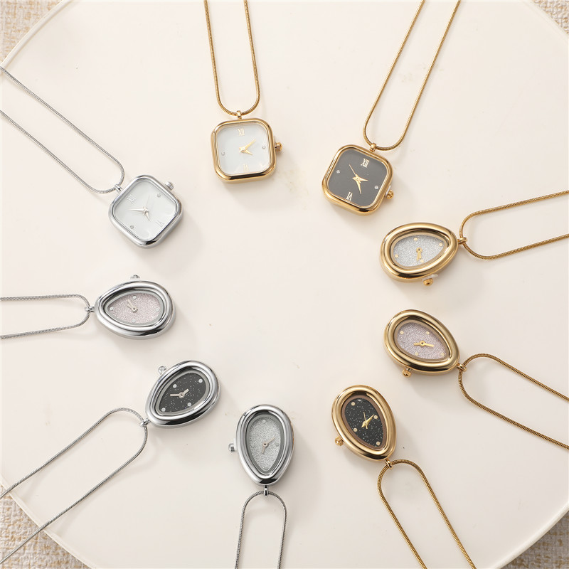 Colar de Aço Inoxidável Vintag - Vintage Jewelry Watches Women avaliação e preço