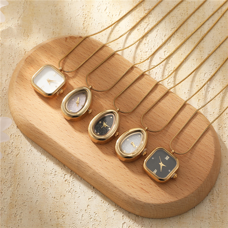 Colar de Aço Inoxidável Vintag - Vintage Jewelry Watches Women avaliação e preço
